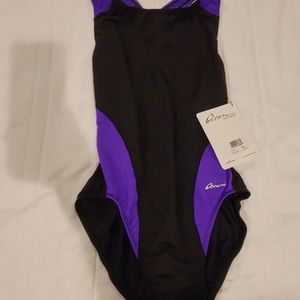 Dolfin Women's Ocean Color Block Performance Back Swimsuit